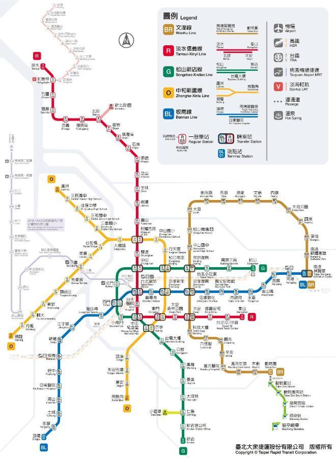 3 Bedrooms And 1 Study And 3 Bathrooms Near Taipei 101 & Mrt 外观 照片